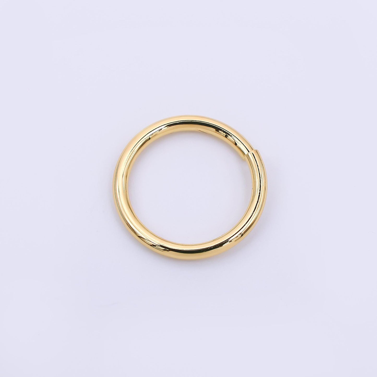 24K Gold Filled 16mm Classic Simple Round Jump ring Findings in Gold & Silver | SP1638