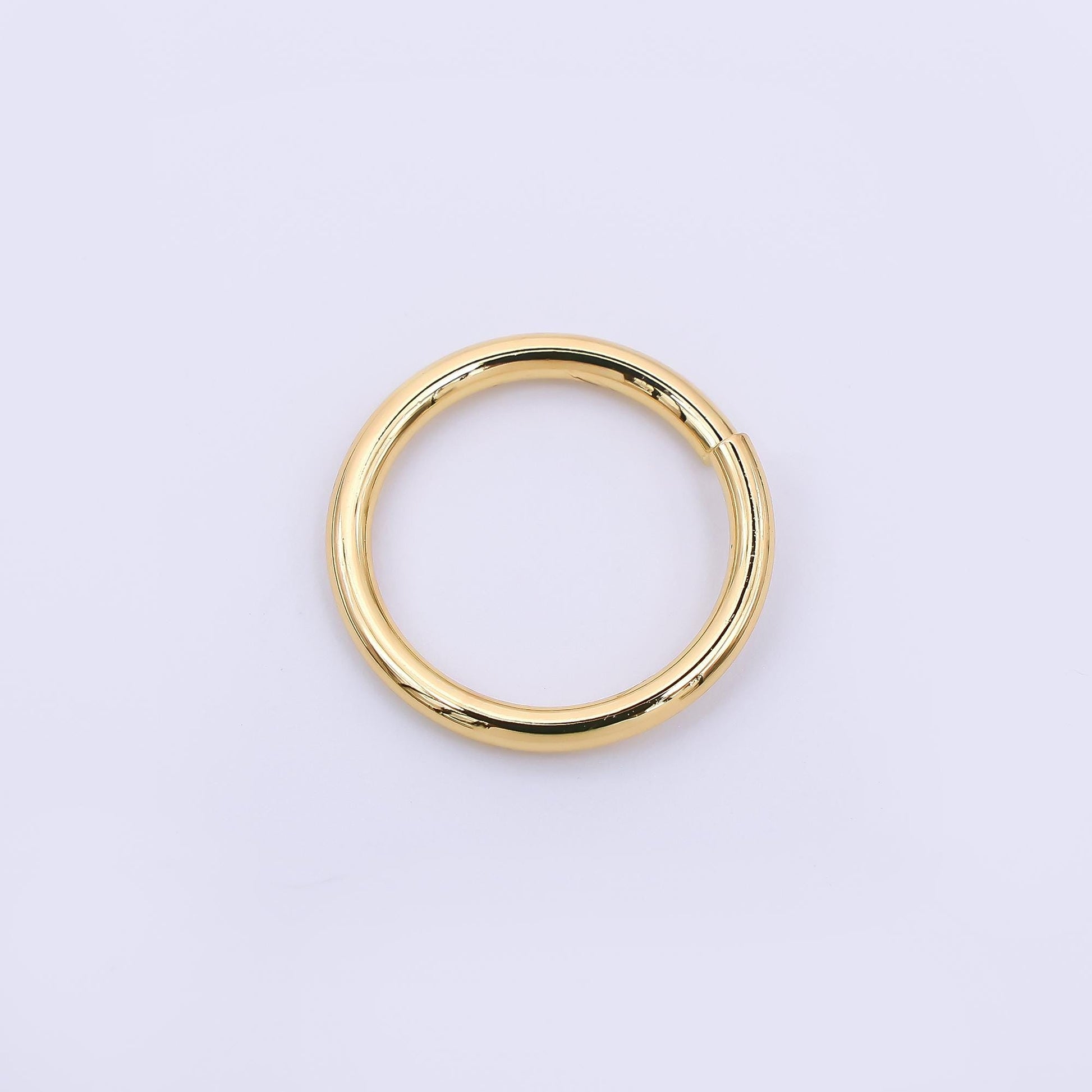 24K Gold Filled 16mm Classic Simple Round Jump ring Findings in Gold & Silver | SP1638