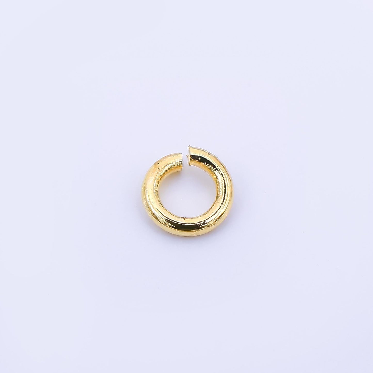 24K Gold Filled 5mm Classic Tiny Round Jump ring Findings in Gold & Silver | SP1640