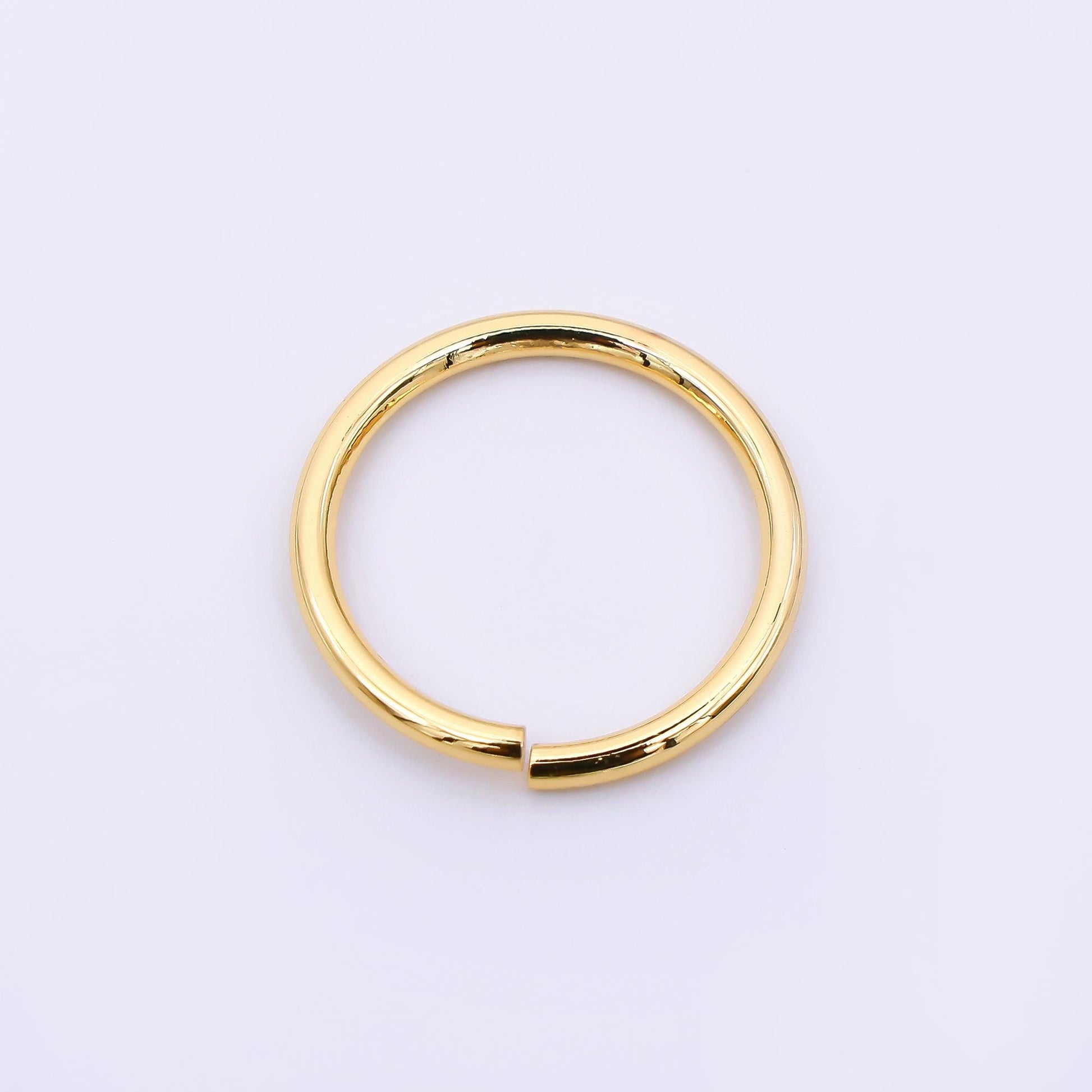 24K Gold Filled 18mm Big Circle Round Jump ring Findings in Gold & Silver | SP1639