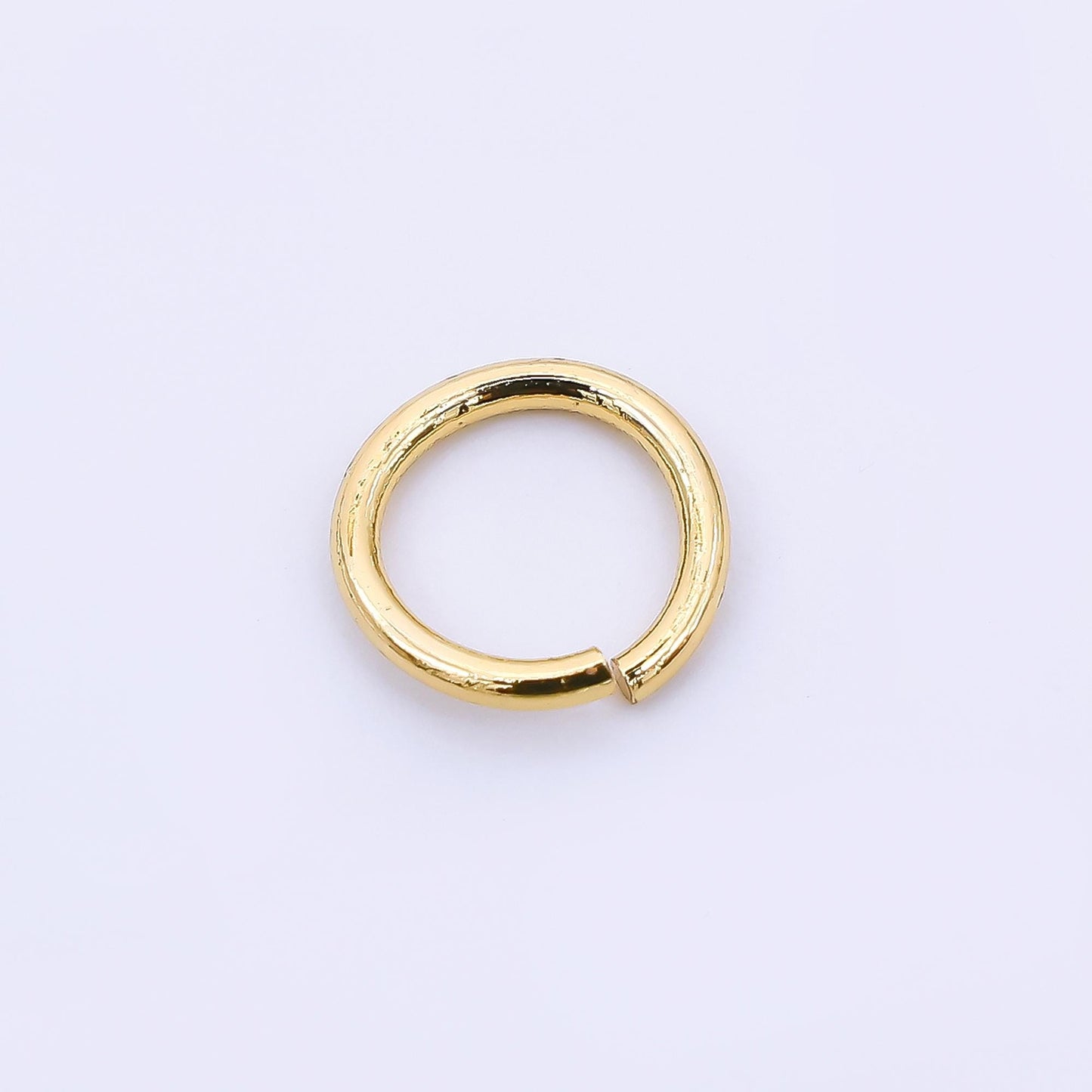 24K Gold Filled 8mm Tiny Circle Round Jump ring Findings | SP1641