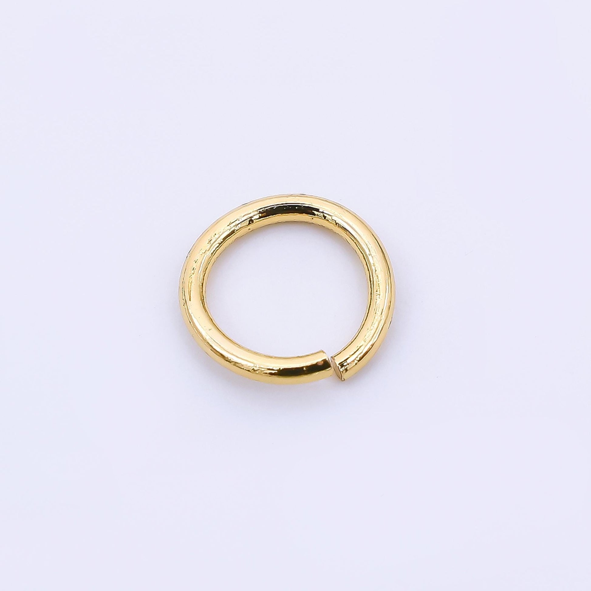 24K Gold Filled 8mm Tiny Circle Round Jump ring Findings | SP1641