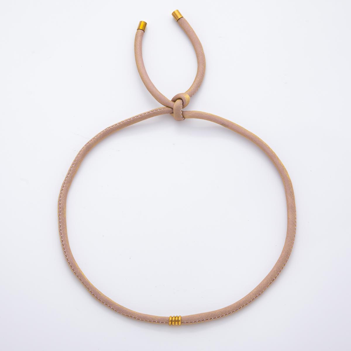 Dainty Soft Silk feel Paracord Knot Tied Necklace for Cord Necklace Supply | WA-1628 ~ WA-1652