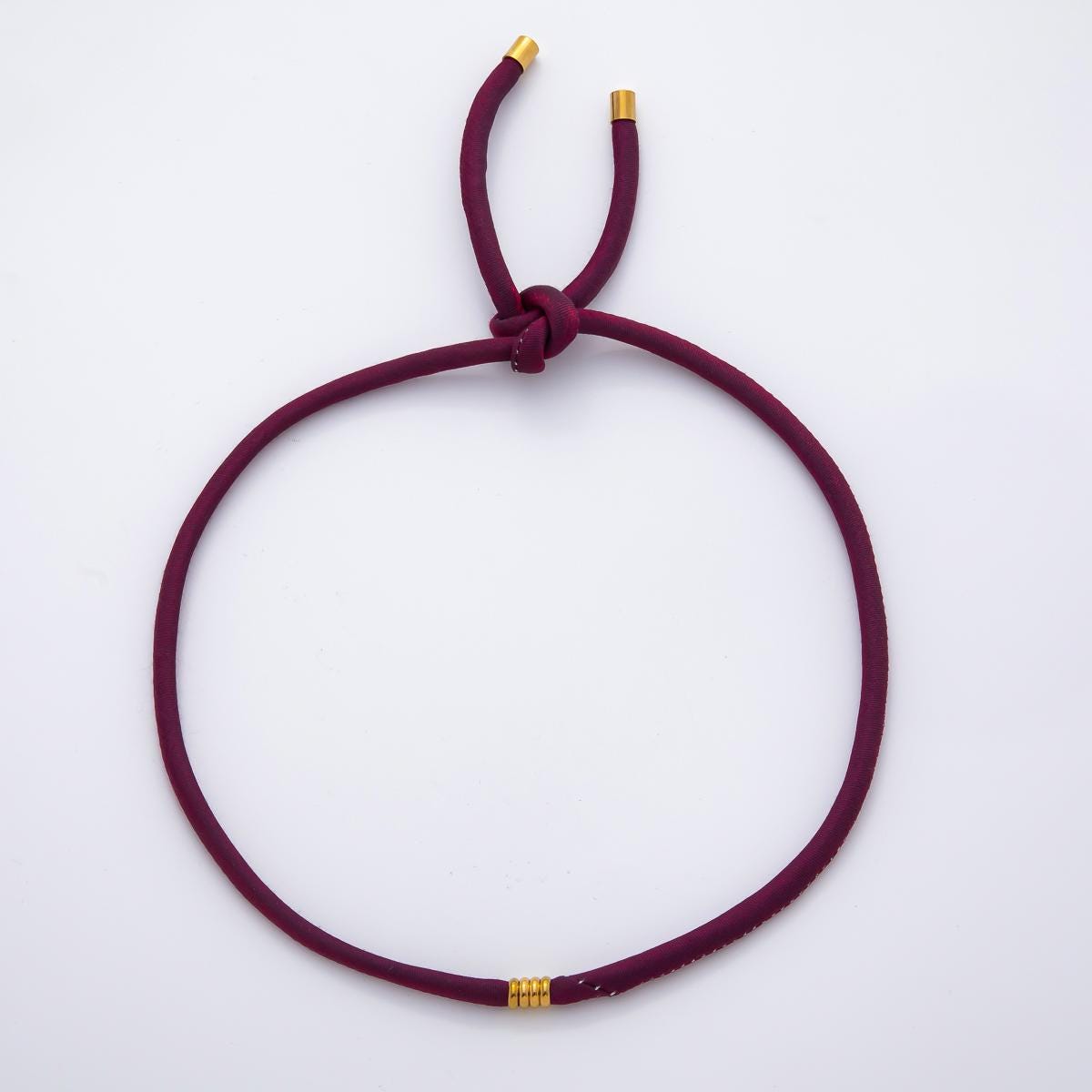Dainty Soft Silk feel Paracord Knot Tied Necklace for Cord Necklace Supply | WA-1628 ~ WA-1652