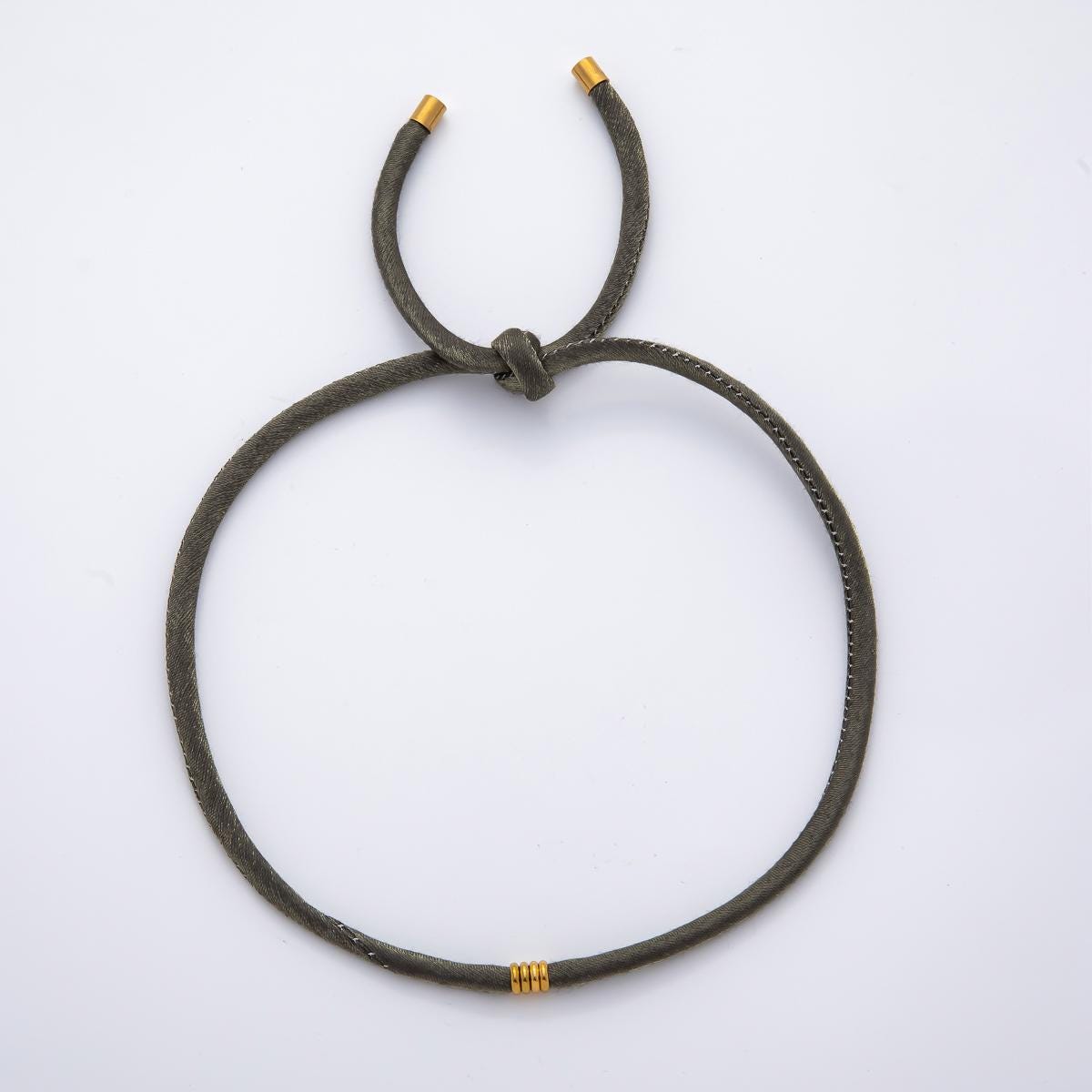 Dainty Soft Silk feel Paracord Knot Tied Necklace for Cord Necklace Supply | WA-1628 ~ WA-1652