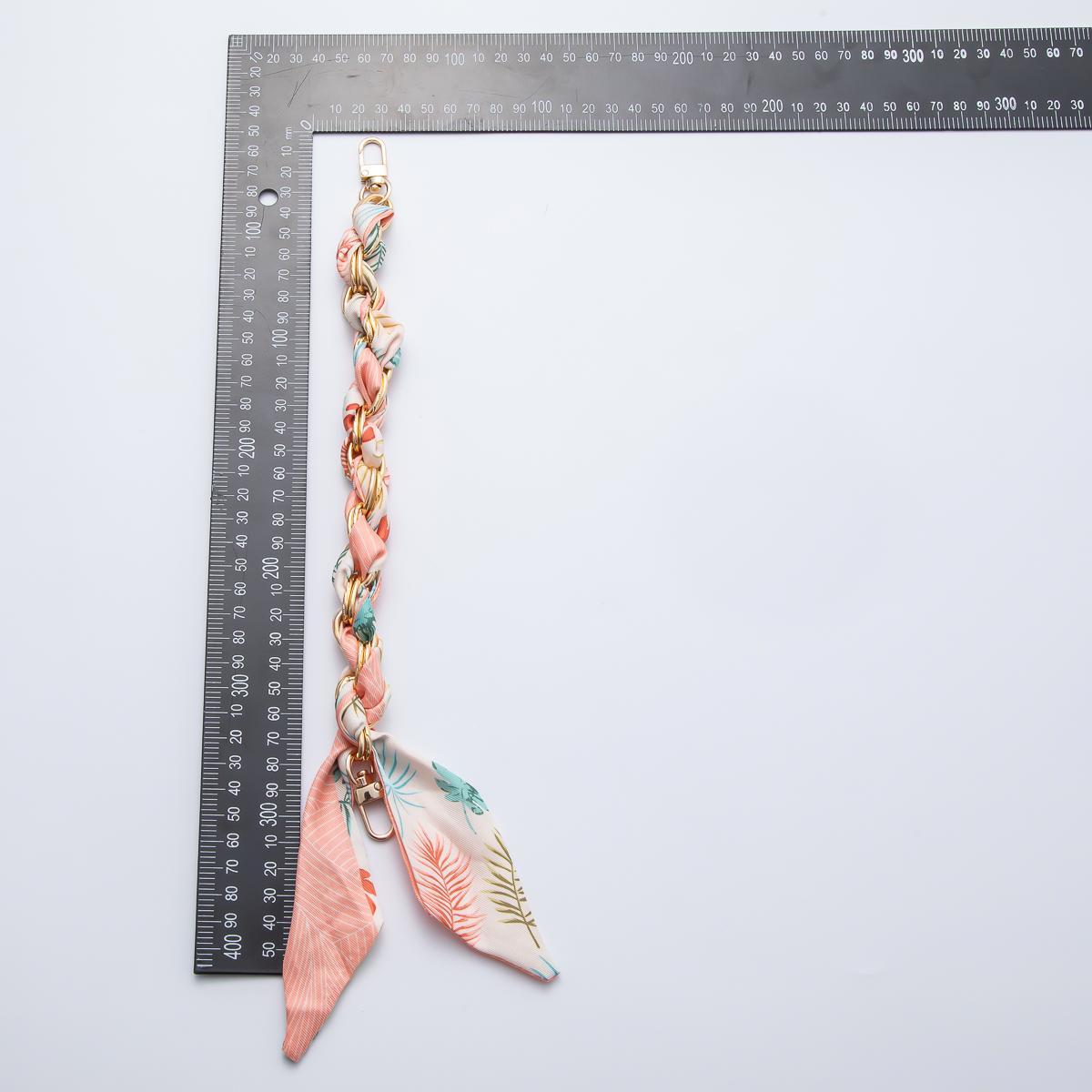 Short Bag Scarf Strap Handbag Wrap Purse Scarves Keychain Bag Charm Tote Bag Accessories