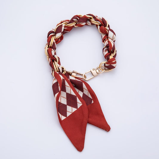 Scarf Handbag Wrap Purse Scarves Keychain Bag Charm Tote Bag Accessories Christmas Gift Idea