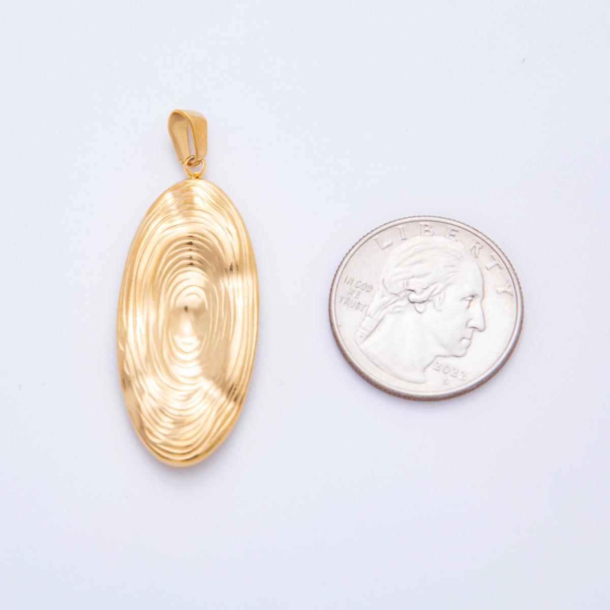 Big Gold Textured Abstract Charms Geometric Gold Rustic Charm Necklace Findings Dangle Charm for Components DIY Jewelry Making J-514