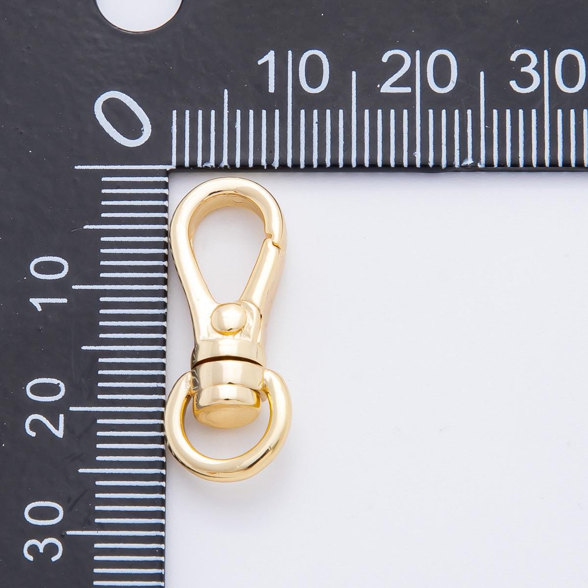 18k gold filled lobster swivel clasps, 24.7 x 9mm clasps in gold color Z-A1247
