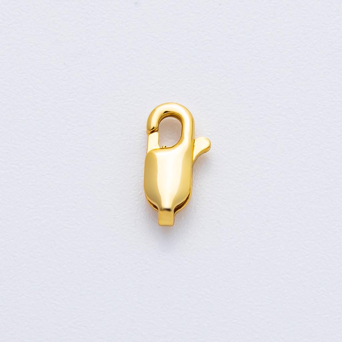 Mini Lobster Clasp Wholesale Lobster Clasp 18k Gold Filled end Clasp 10mm Lobster Claw for Jewelry Making Z-1372