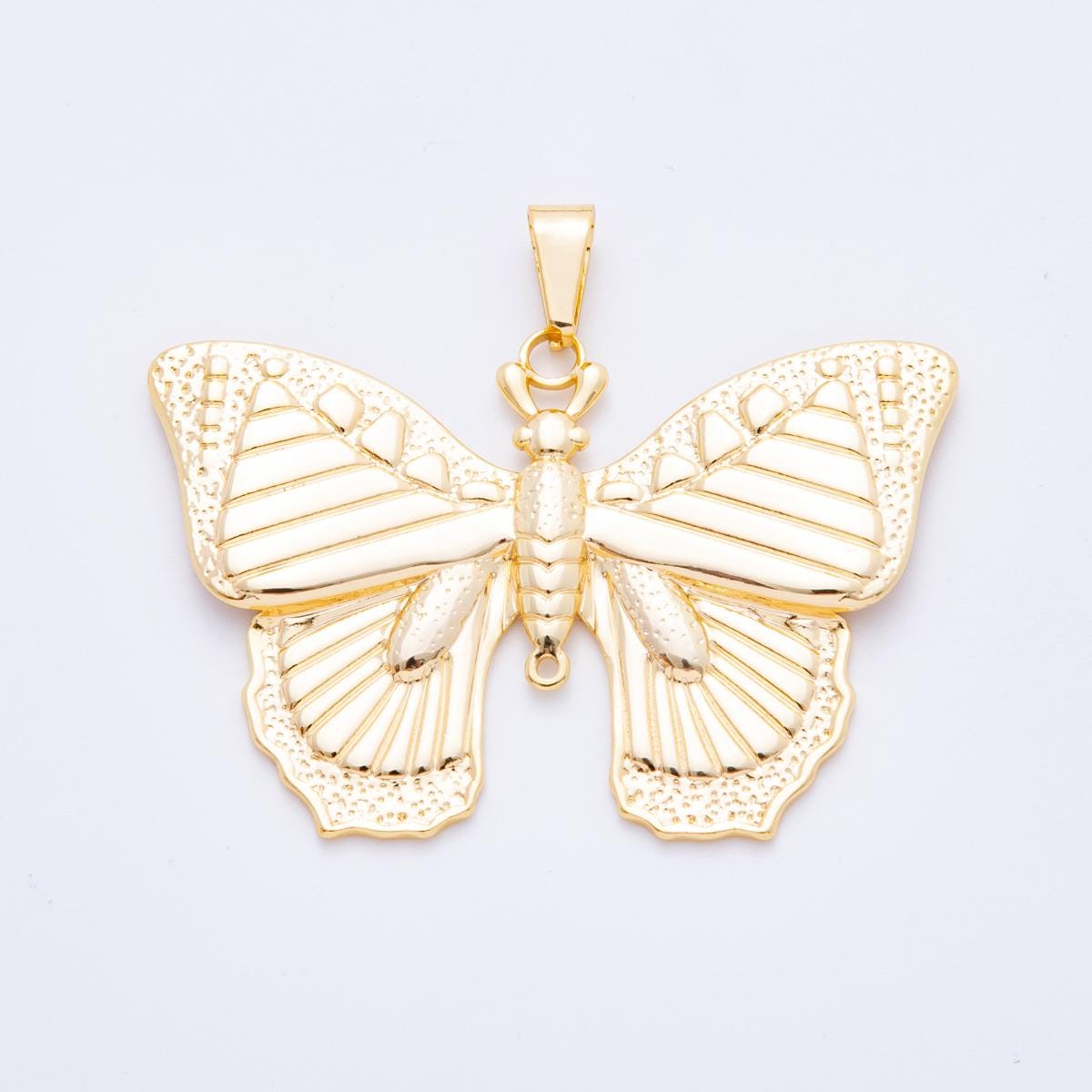 Big Mariposa Butterfly Pendant Statement Jewelry for Cord Butterfly Necklace Charm DIY Jewelry J-798