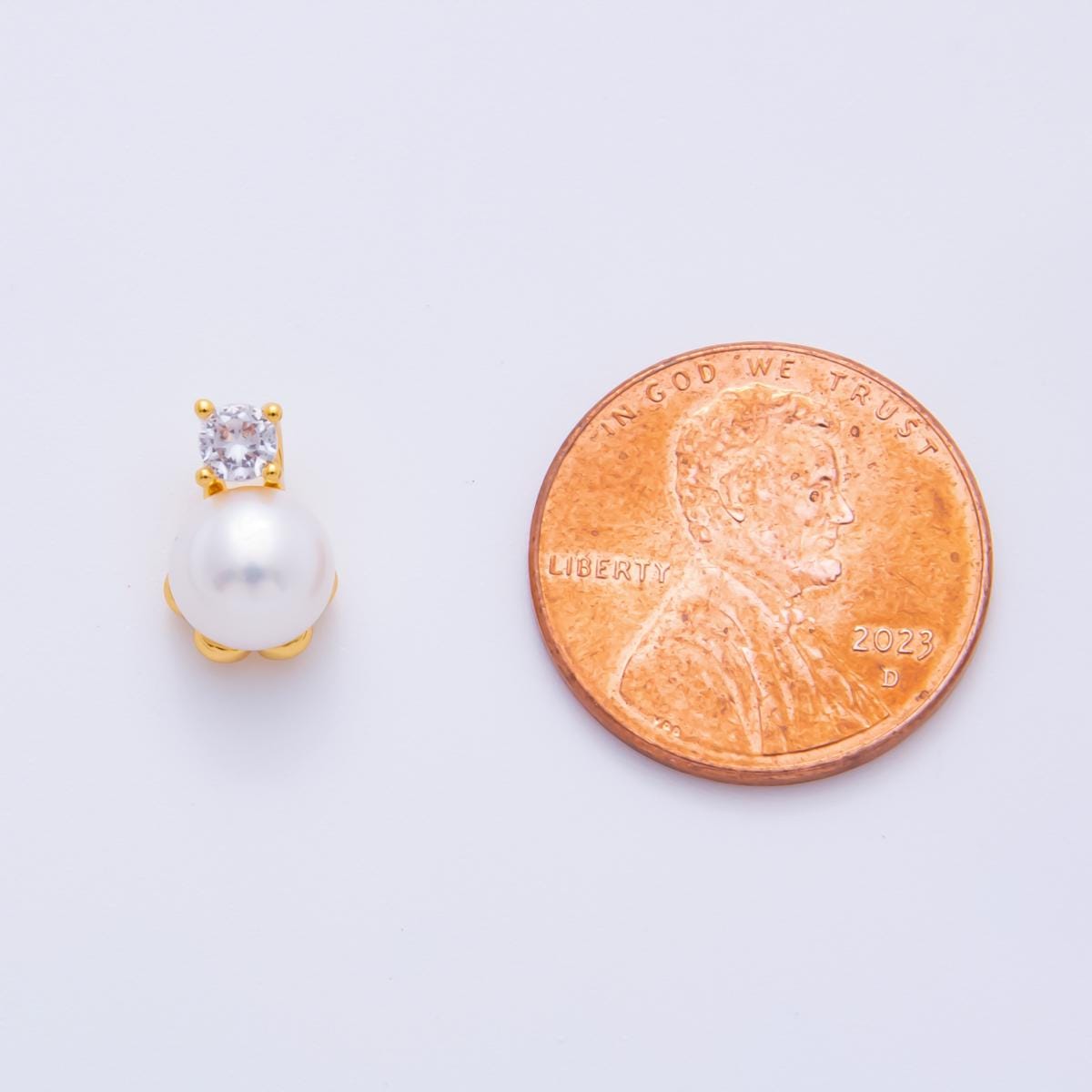 Dainty Pearl Charm Genuine Shell Pearl Pendant Vintage Bridal Wedding Jewelry, Pearl Component For DIY Jewelry Making AF1310