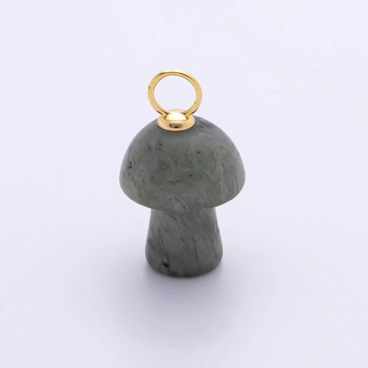 Dainty Gemstone mushroom charm small unique magic mushroom pendant jewelry gift idea for bracelet necklace earring component jewelry E254
