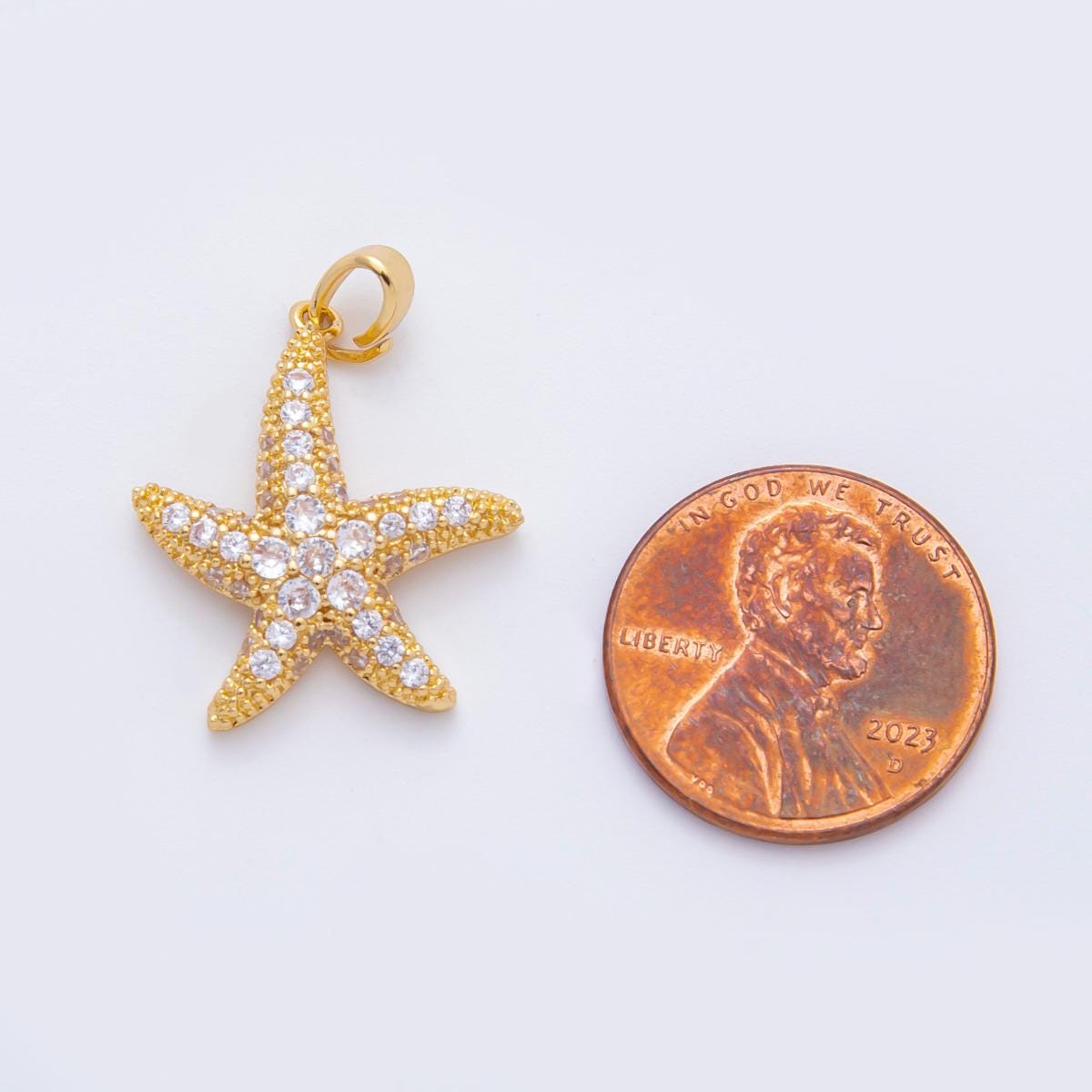 Gold Filled Starfish Pendants AF-A1108