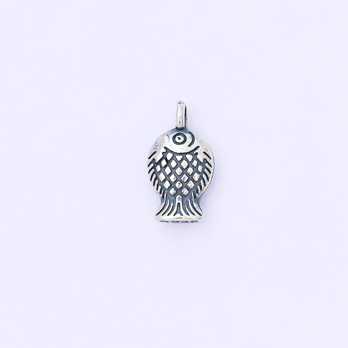 Mini Sterling silver s925 fish Charm Under the Sea animal charm | SL-691