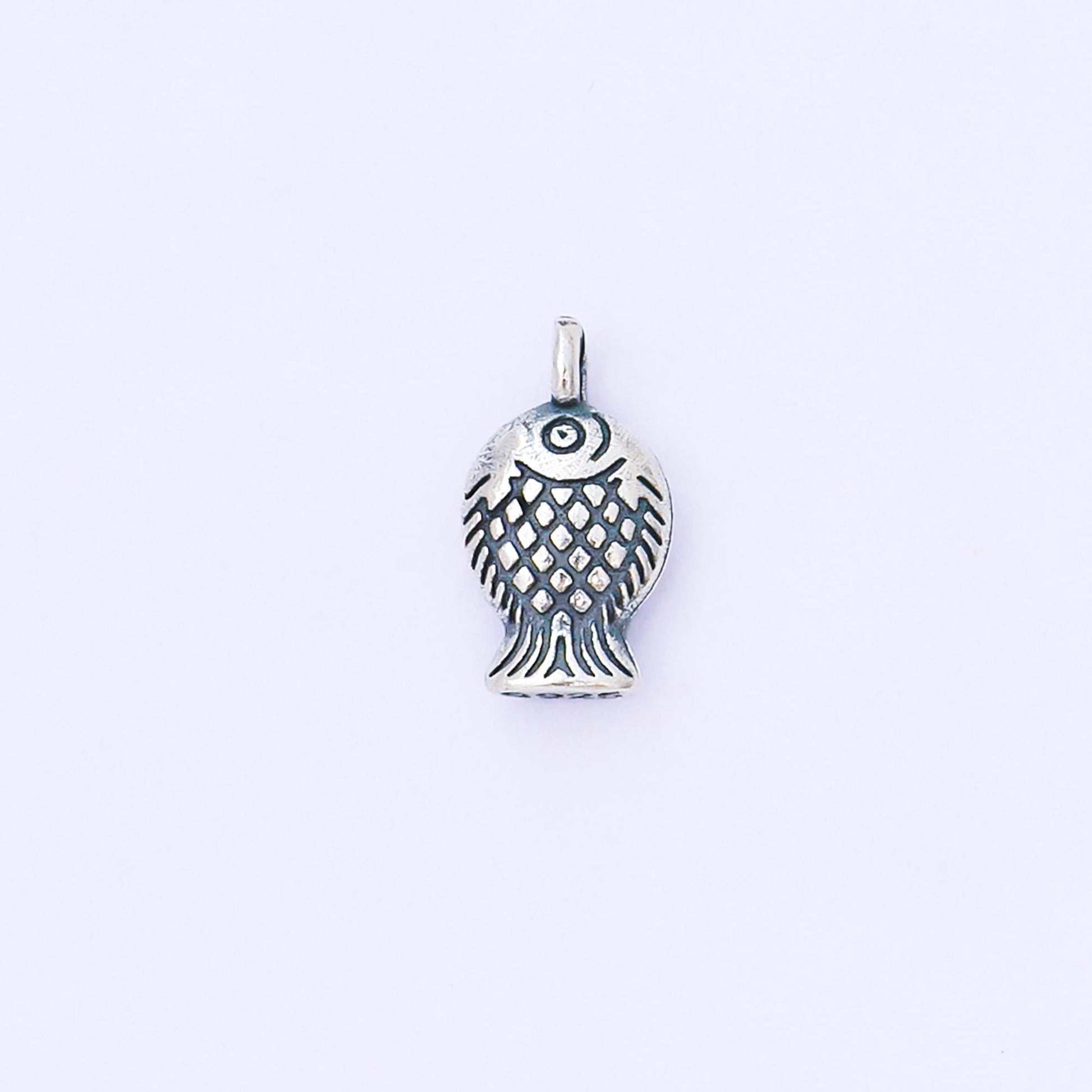 Mini Sterling silver s925 fish Charm Under the Sea animal charm | SL-691