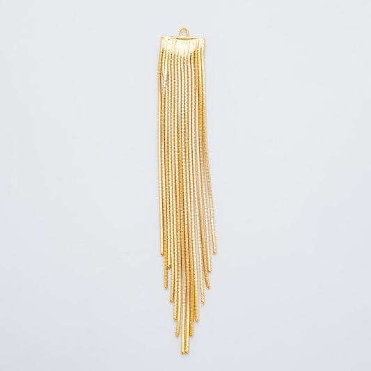 18K Gold Filled Fringe Tassel DIY Jewelry Making Supply Necklace, Earring Component Z-1361