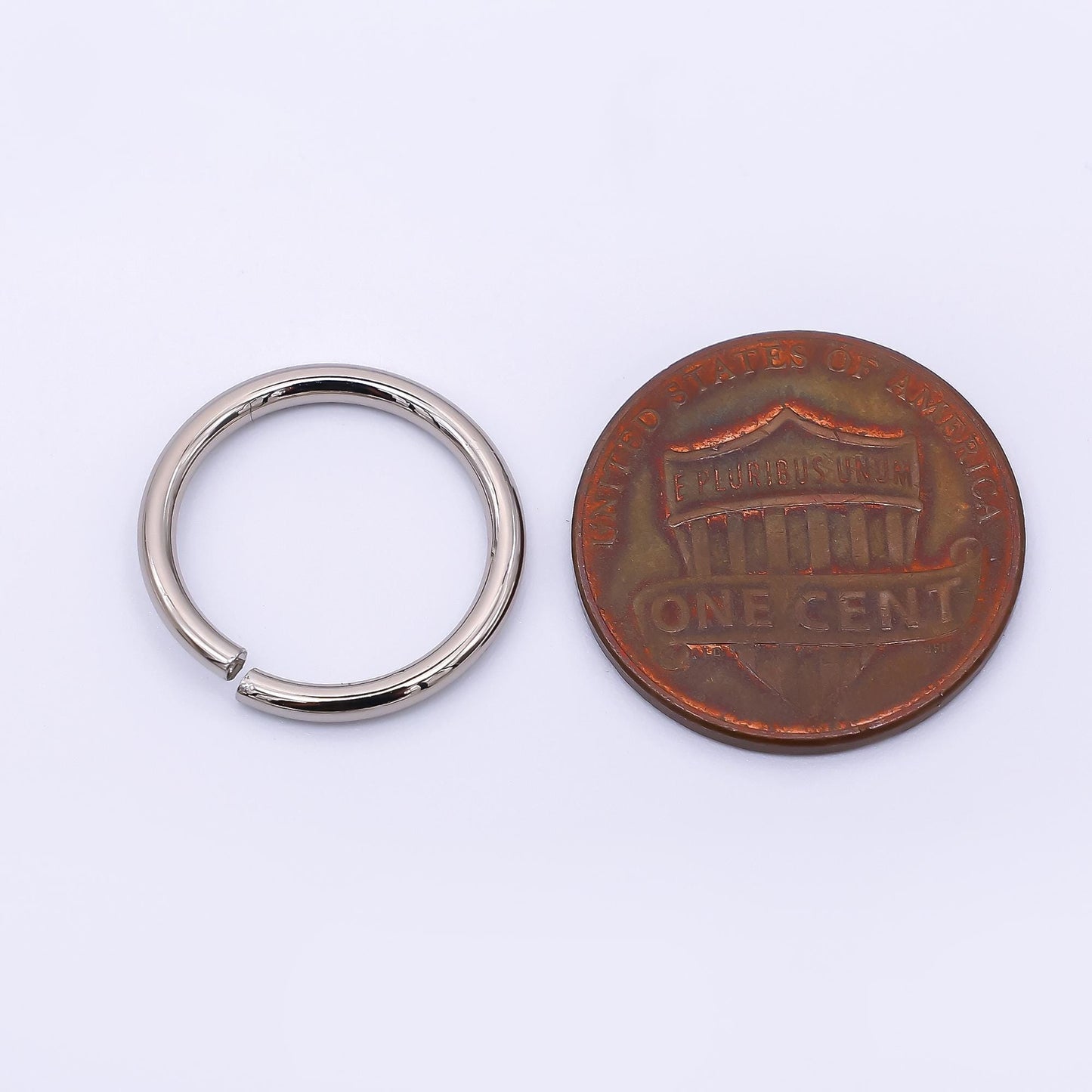 24K Gold Filled 16mm Classic Simple Round Jump ring Findings in Gold & Silver | SP1638