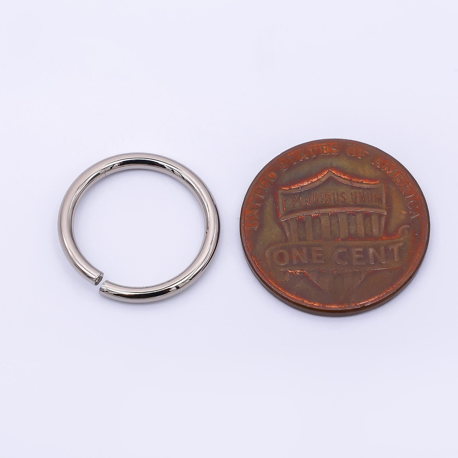 24K Gold Filled 16mm Classic Simple Round Jump ring Findings in Gold & Silver | SP1638