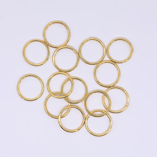 24K Gold Filled 18mm Big Circle Round Jump ring Findings in Gold & Silver | SP1639