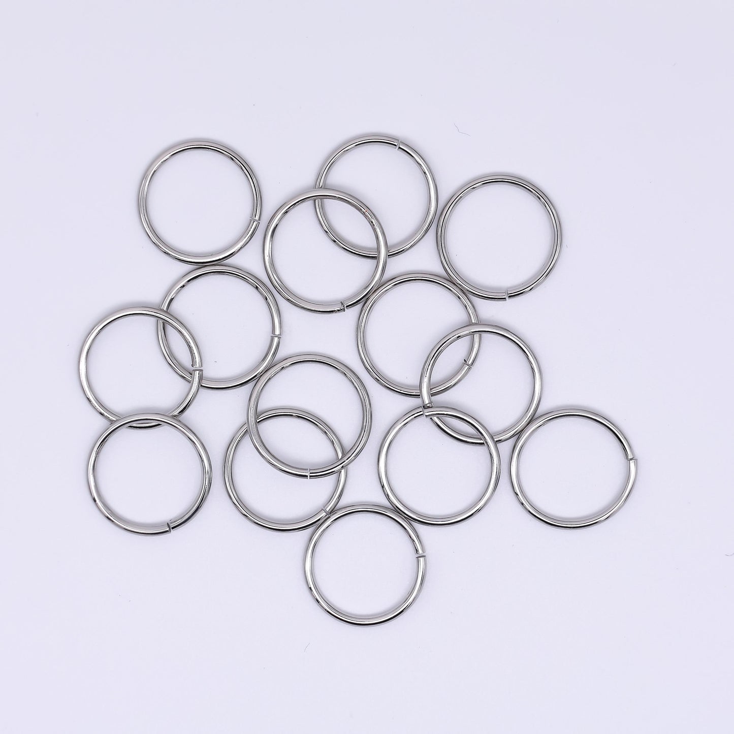 24K Gold Filled 18mm Big Circle Round Jump ring Findings in Gold & Silver | SP1639