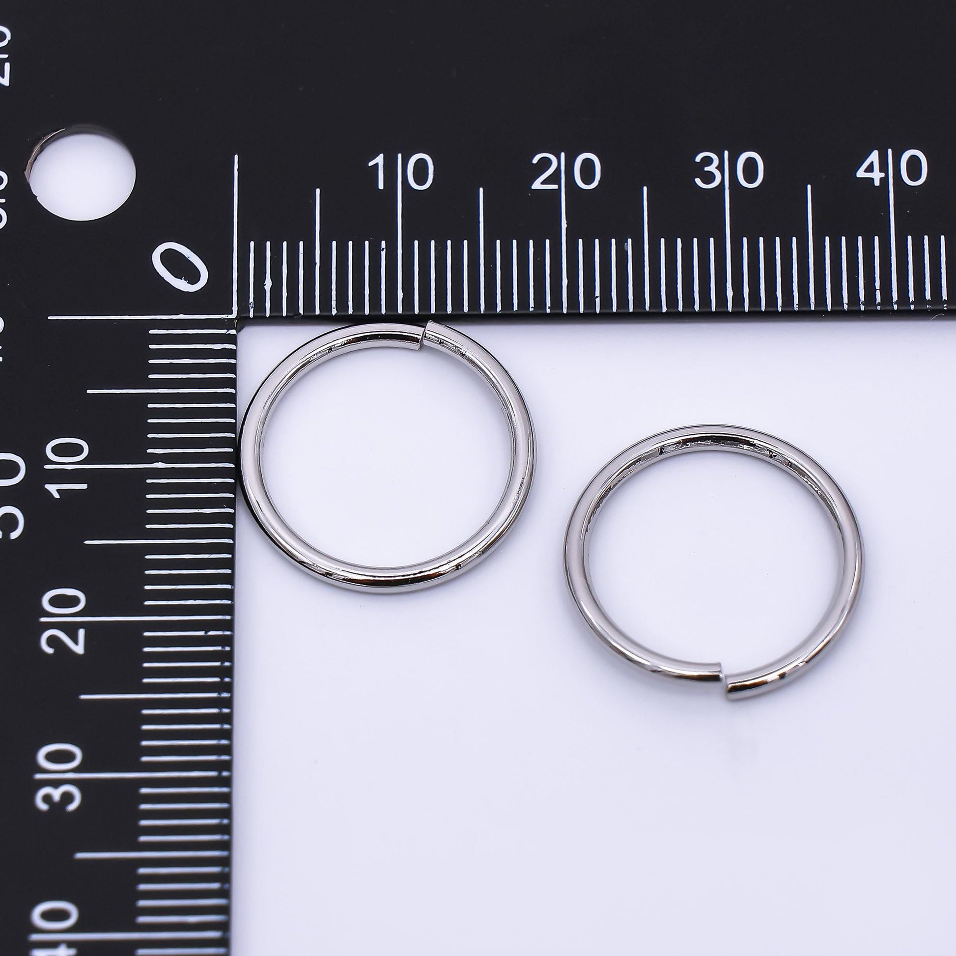 24K Gold Filled 18mm Big Circle Round Jump ring Findings in Gold & Silver | SP1639