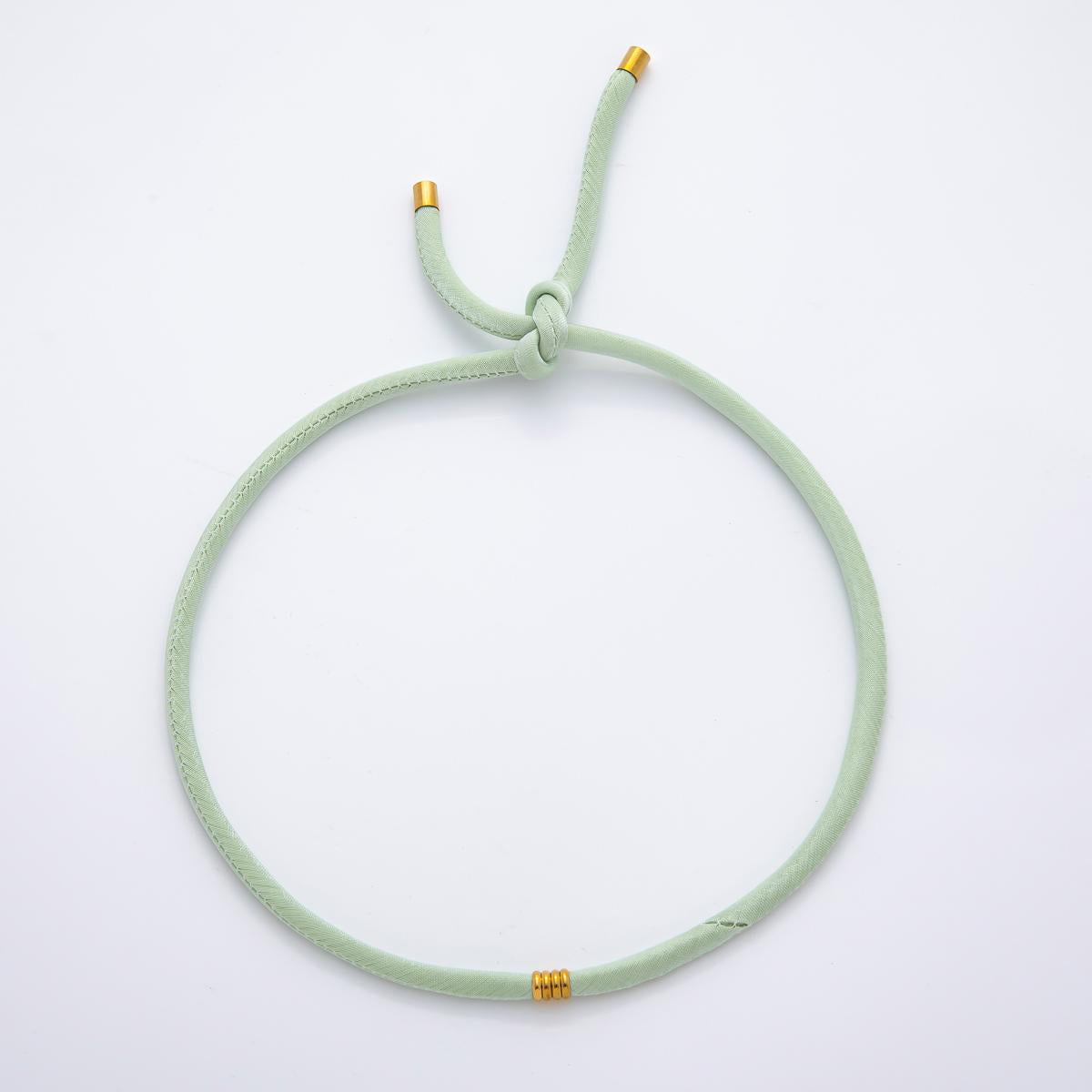 Dainty Soft Silk feel Paracord Knot Tied Necklace for Cord Necklace Supply | WA-1628 ~ WA-1652