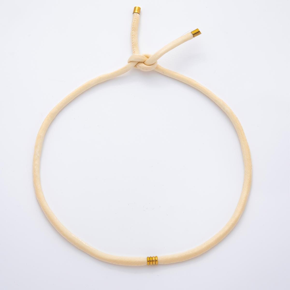 Dainty Soft Silk feel Paracord Knot Tied Necklace for Cord Necklace Supply | WA-1628 ~ WA-1652