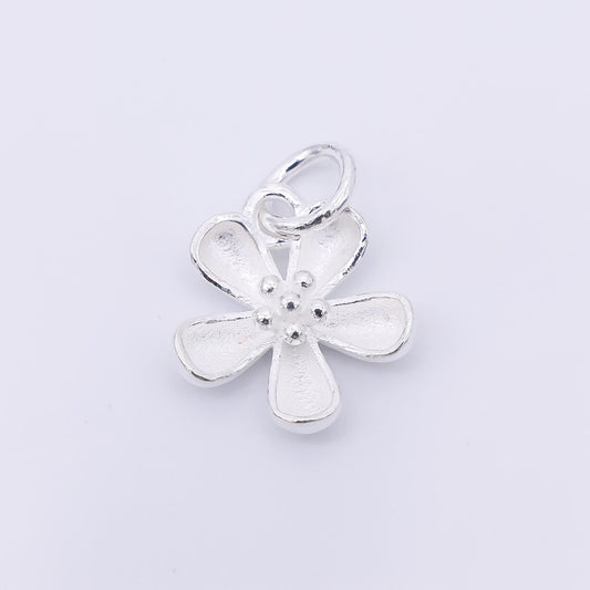 Mini S925 sterling silver Daisy flower Charm Floral pendant | SL-686