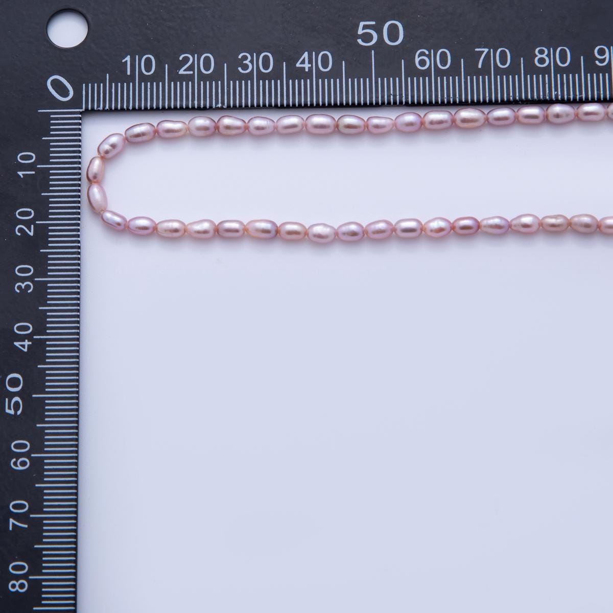 White Pearl Seed Bead Strand, Loose pearls, Tiny Pearls, Wedding Pearls, Embroidery Pearls, Freshwater Pearls, 3.3 mm Beads for Craft WA3444