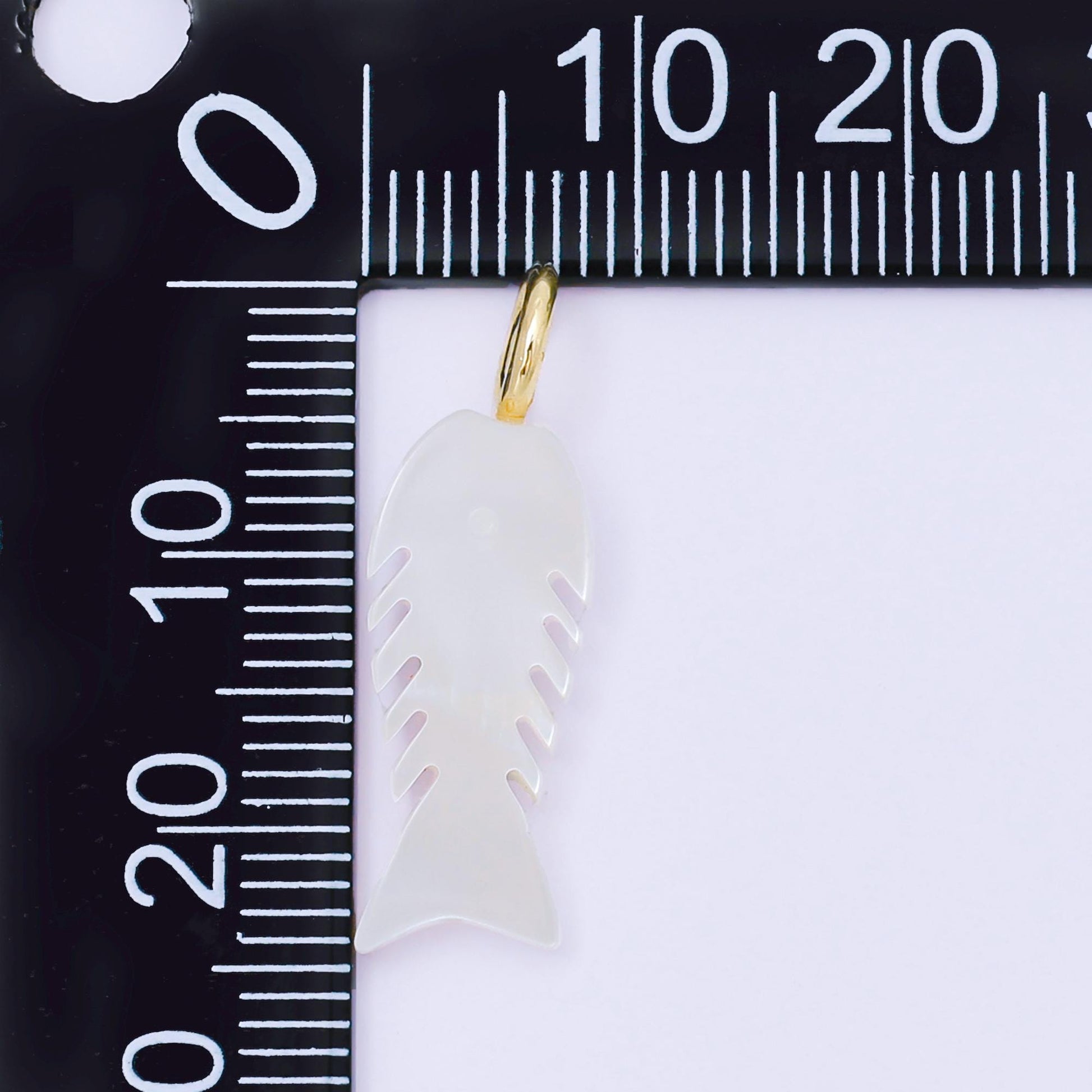 Mini 25mm Natural mother of pearl mop shell fish pendant Charm for Bracelet Necklace Earring Component AF-568