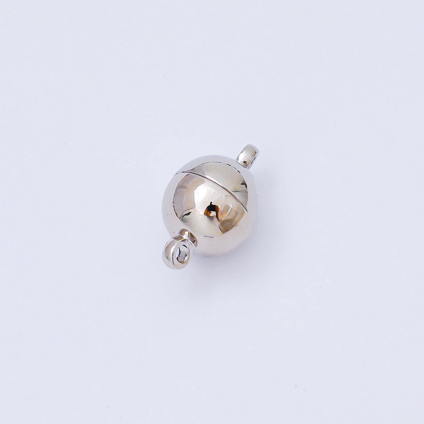24K Gold Filled magnetic jewelry clasp gold Ball clasp dainty tube style clasp for jewelry making findings Z-1107