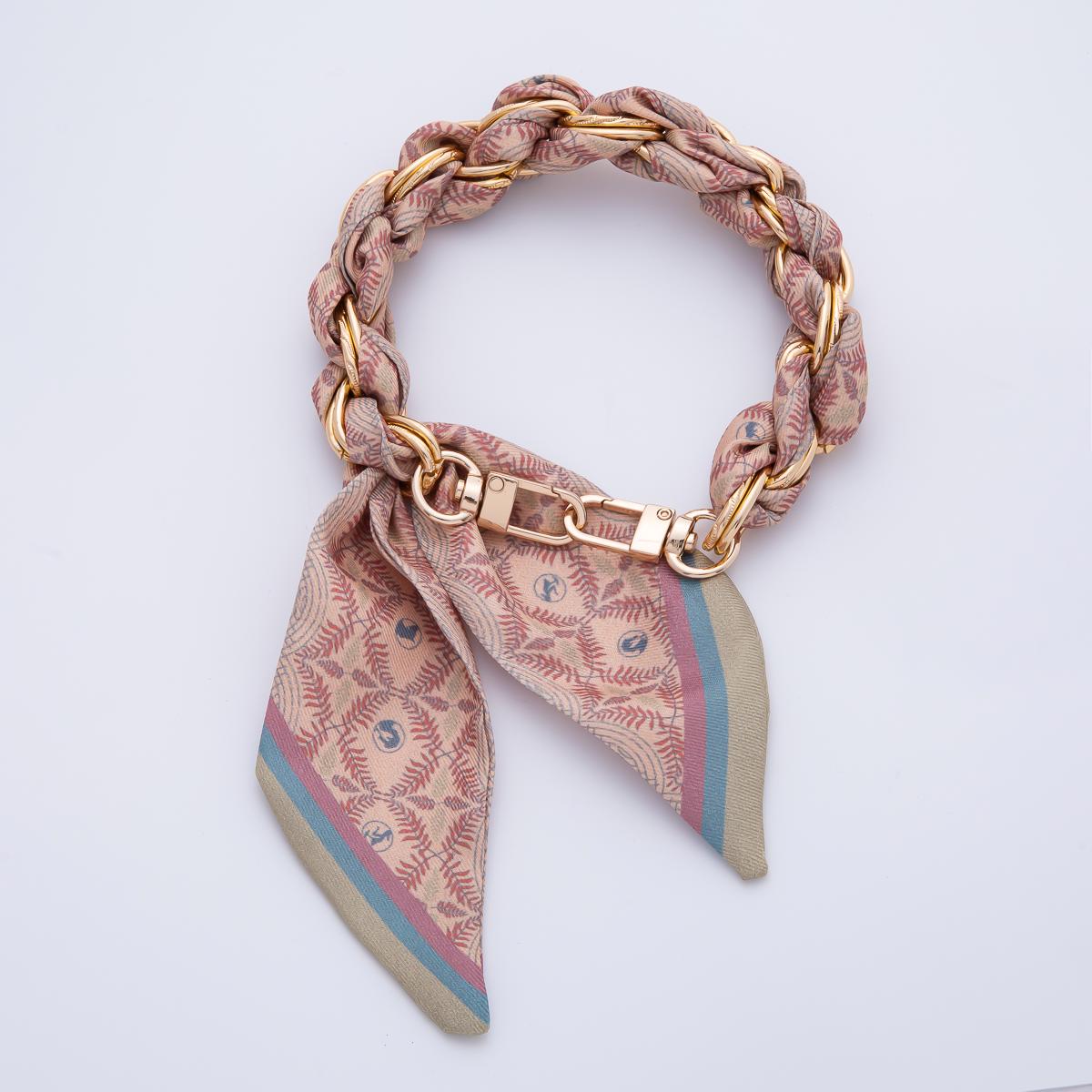 Short Bag Scarf Strap Handbag Wrap Purse Scarves Keychain Bag Charm Tote Bag Accessories