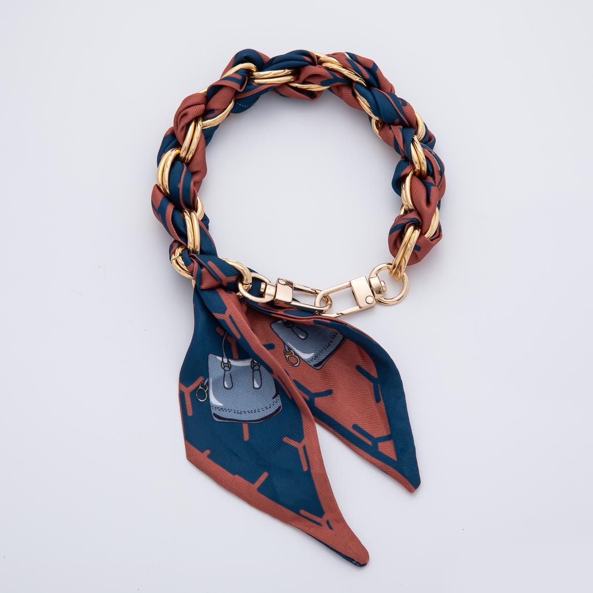 Scarf Handbag Wrap Purse Scarves Keychain Bag Charm Tote Bag Accessories Christmas Gift Idea