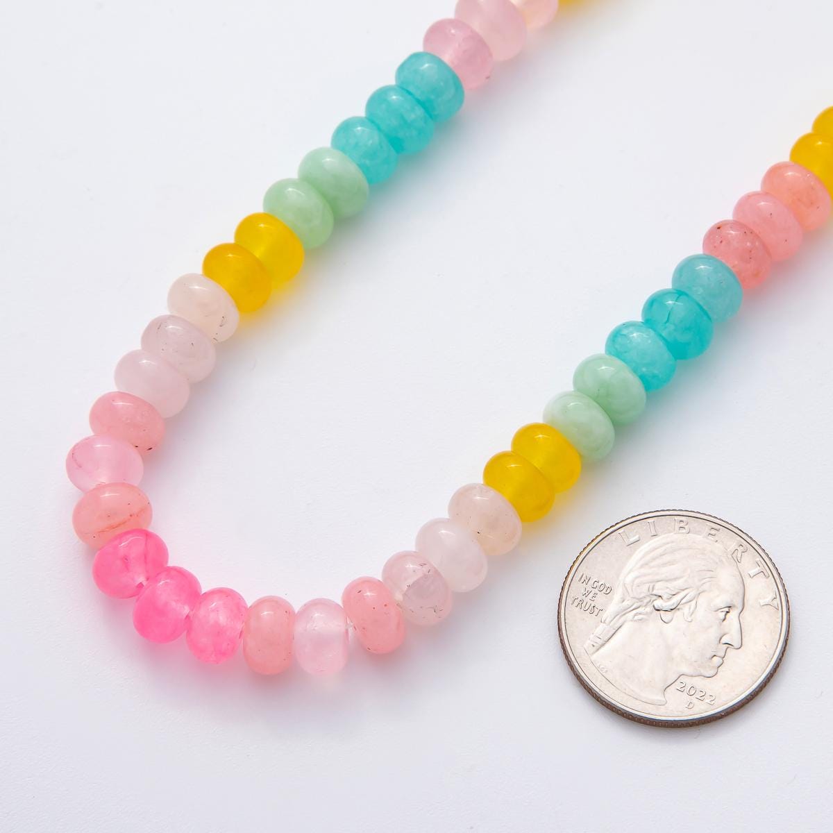 New Dyed Colorful Agate Rondelle Beads 8x5 mm Gray, Blue, Green, Red, Purple Candy Colorful Bead By Strand for Jewelry Making Supply WA-3611