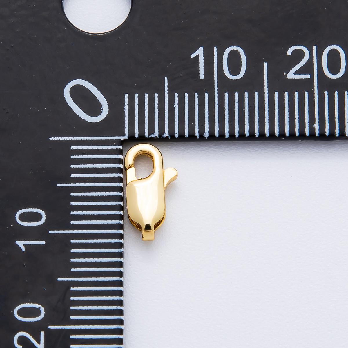 Mini Lobster Clasp Wholesale Lobster Clasp 18k Gold Filled end Clasp 10mm Lobster Claw for Jewelry Making Z-1372