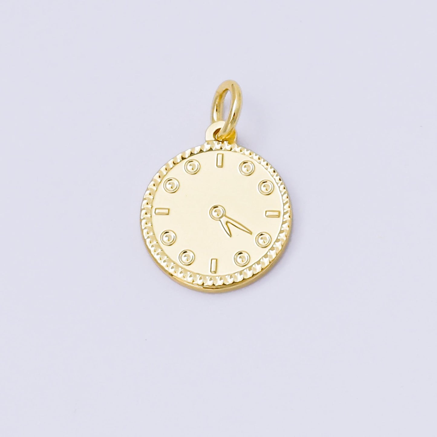24K Gold Filled 14mm Flowers, Heart, Star Golden Coin Drop Charm | AF1529 ~ AF1531
