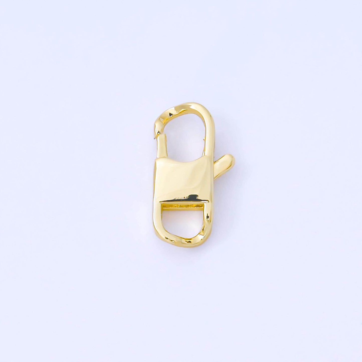 14K Gold Filled 14.5mm Minimalist Lobster Clasp Open Charm Finding | Z-1343, Z-1344