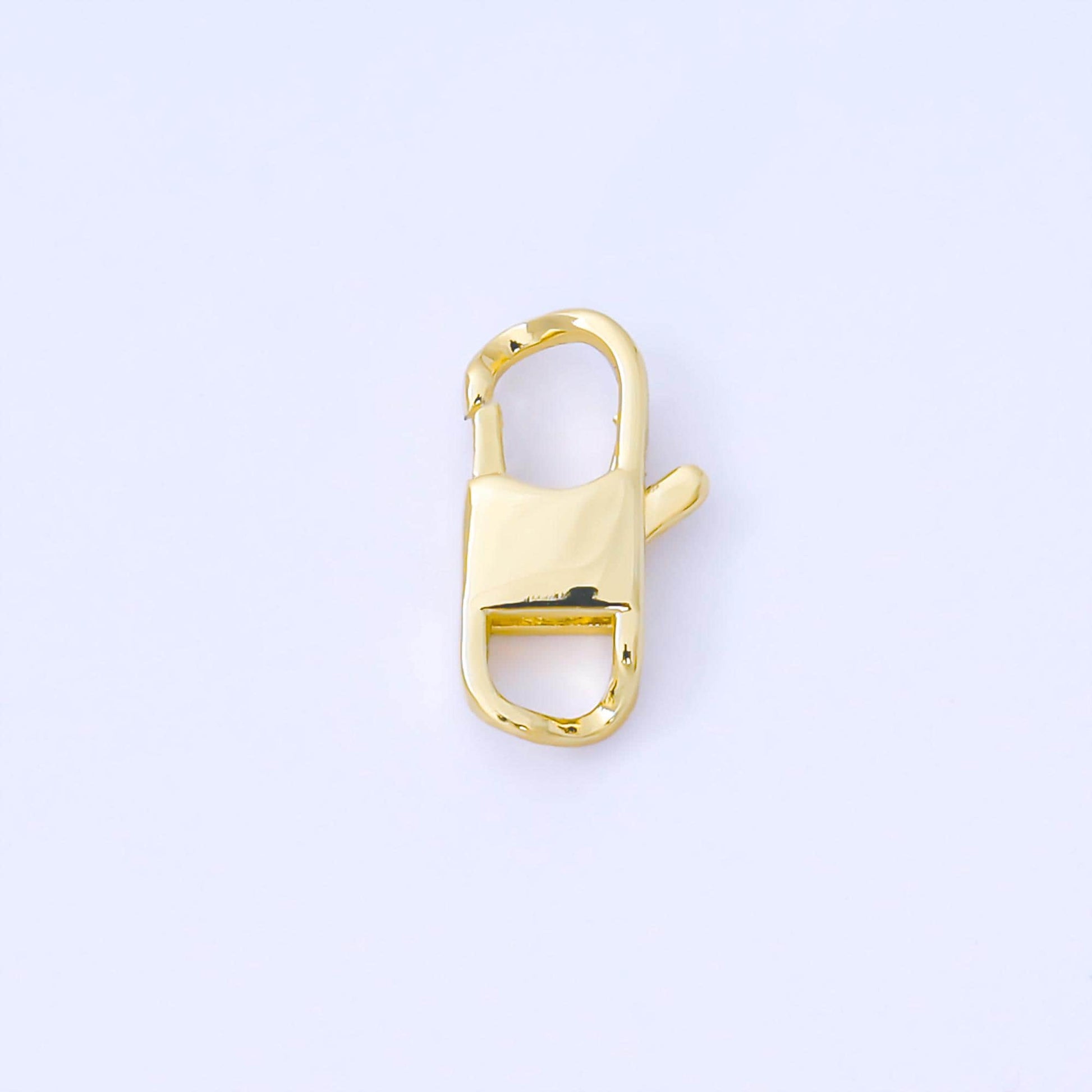14K Gold Filled 14.5mm Minimalist Lobster Clasp Open Charm Finding | Z-1343, Z-1344