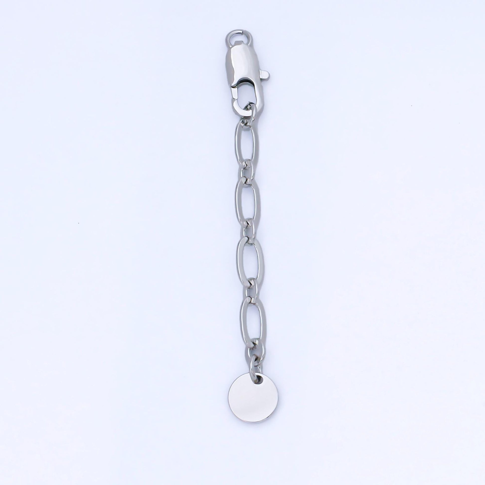 14K Gold Filled Extension Tail Paperclip Chain w. Lobster Clasp Jewelry Finding | Z1487