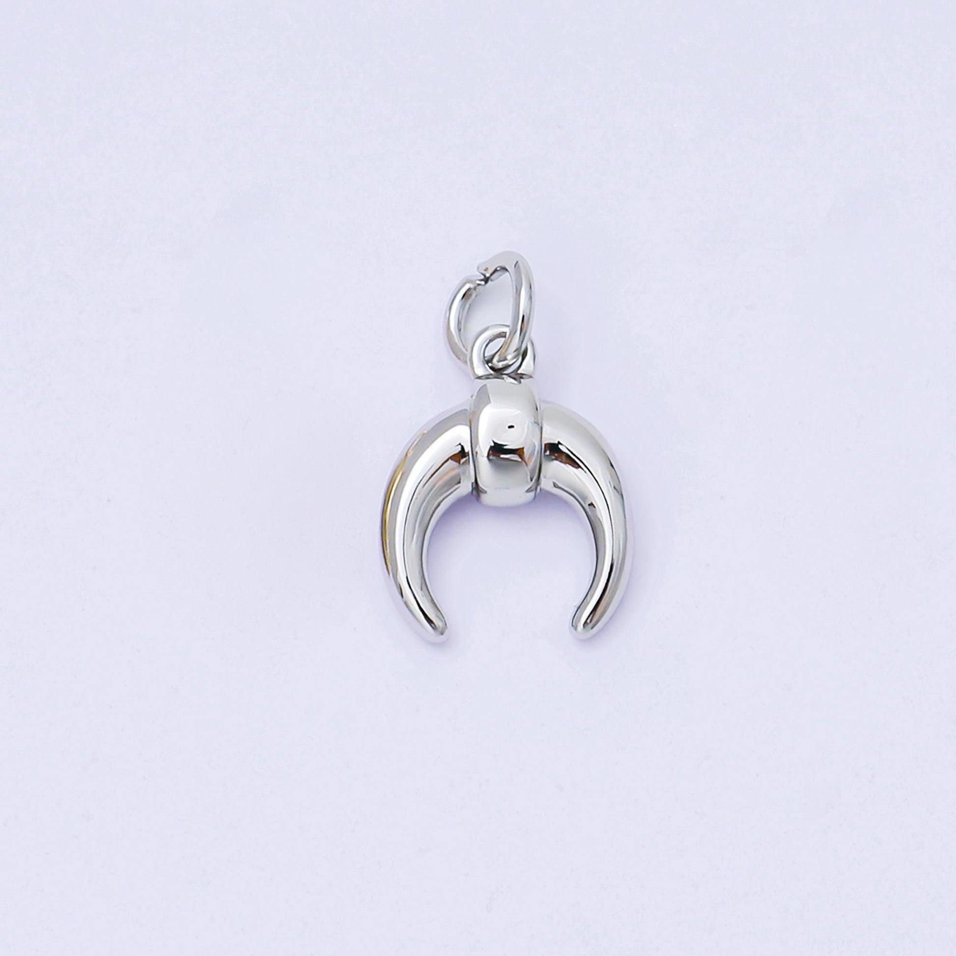 24K Gold Filled 13mm Tusk Charm in Gold & Silver | AF1255