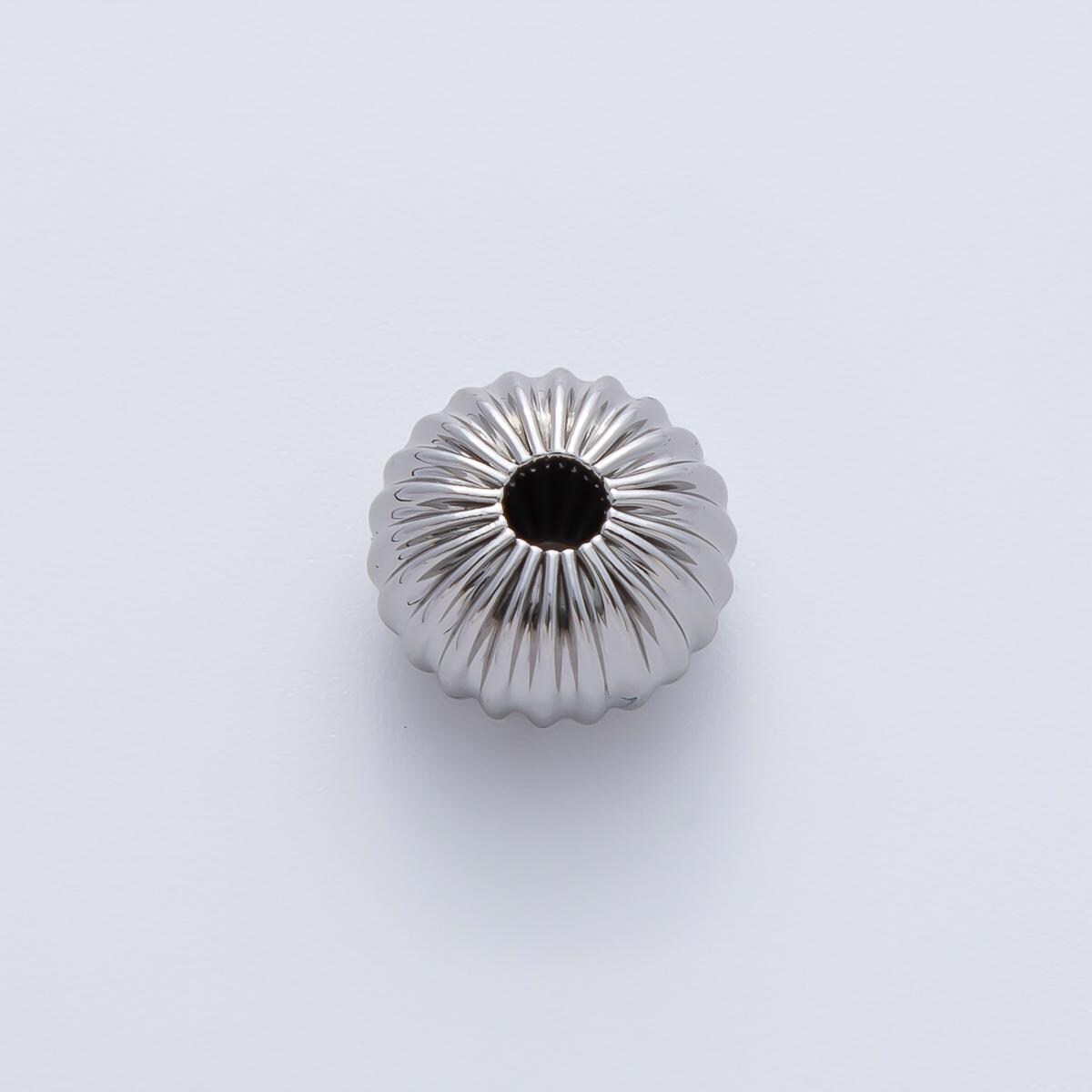 10mm gold dainty textured round spacer beads Round geometric for necklace bracelet connector jewelry making supply findings B-348