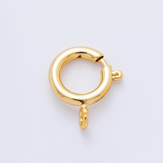 18K Gold Filled 16mm Minimalist Spring Clasp Closure Finding | Z1394
