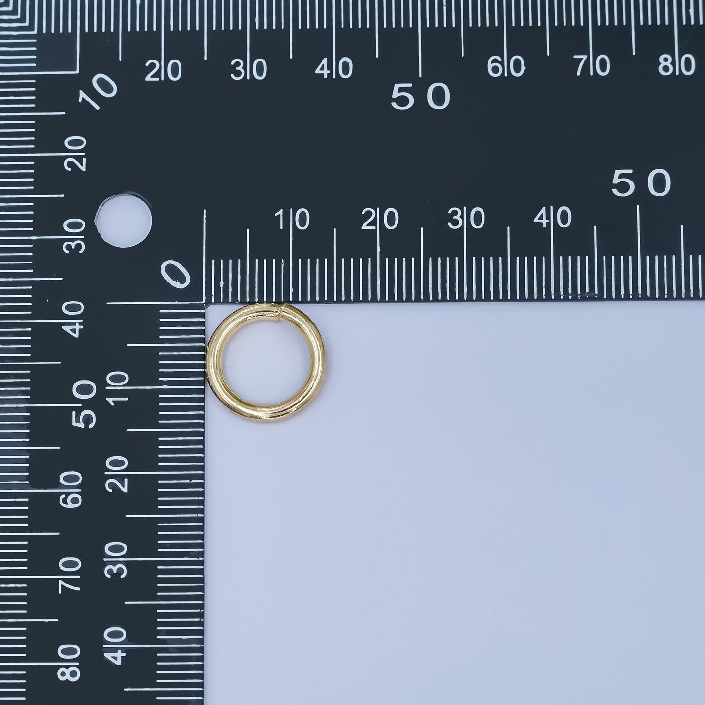 2mm x 14mm (12 gauge) 24k Gold Filled Jump Ring Open Jump Rings, jewelry making supplies 10 gram