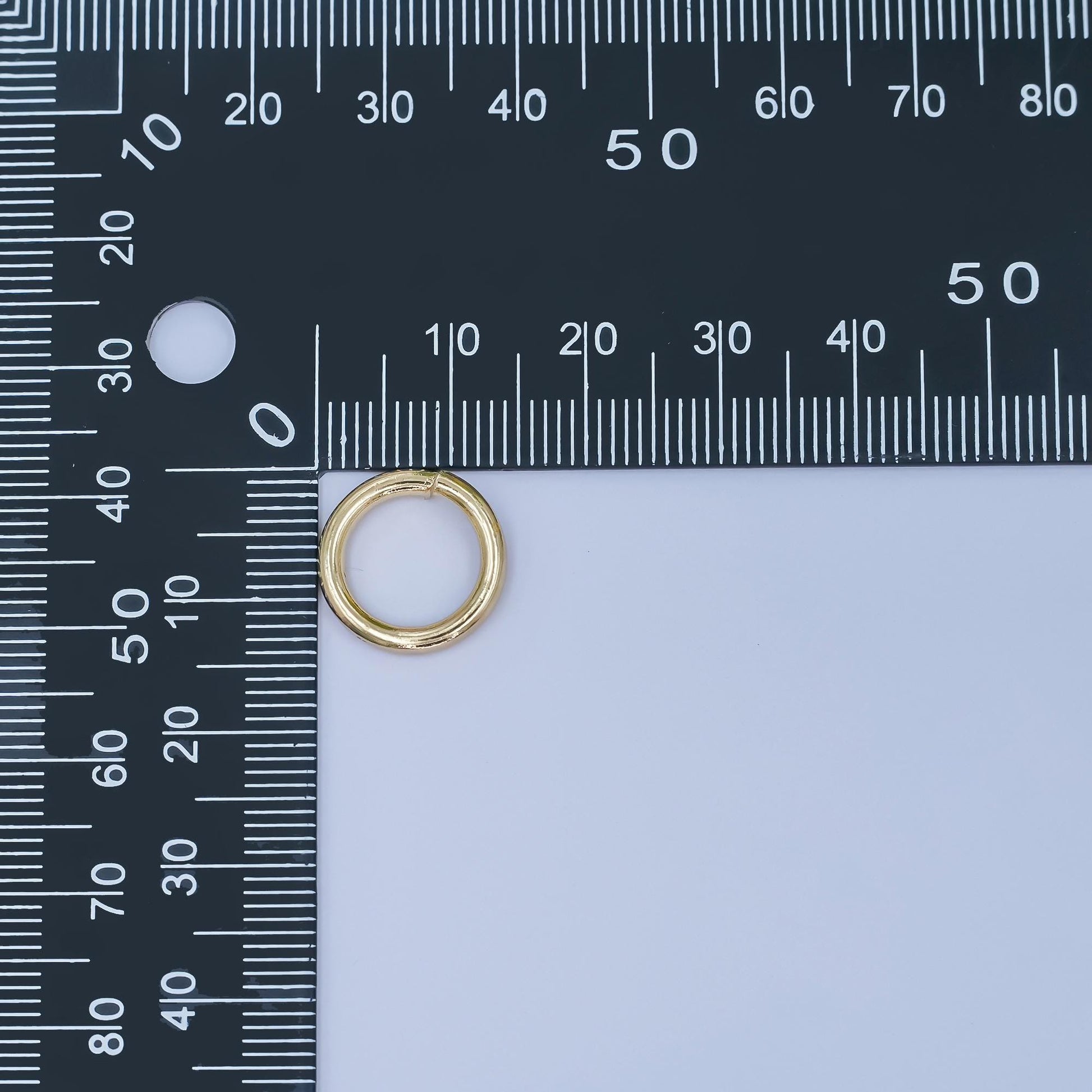 2mm x 14mm (12 gauge) 24k Gold Filled Jump Ring Open Jump Rings, jewelry making supplies 10 gram