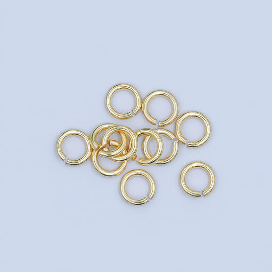 0.8mm x 4mm (20 gauge) 10 gr. Gold Filled Jump Ring Open Jump Rings, jewelry making supplies SP-1642