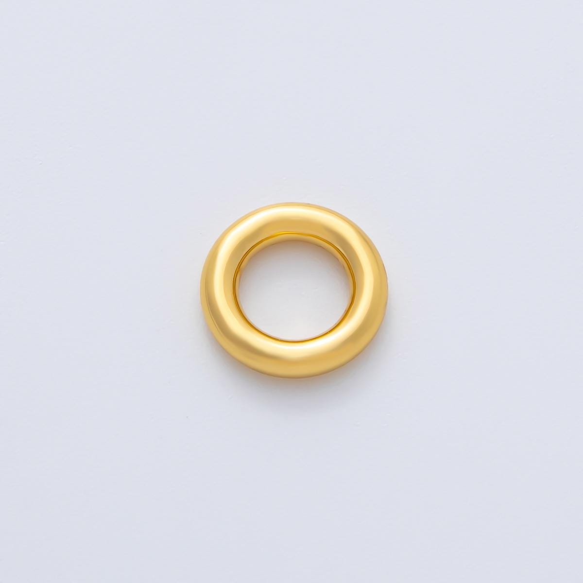 Gold 10mm Open Circle Spacer Bead in Gold & Silver 10pcs | B166