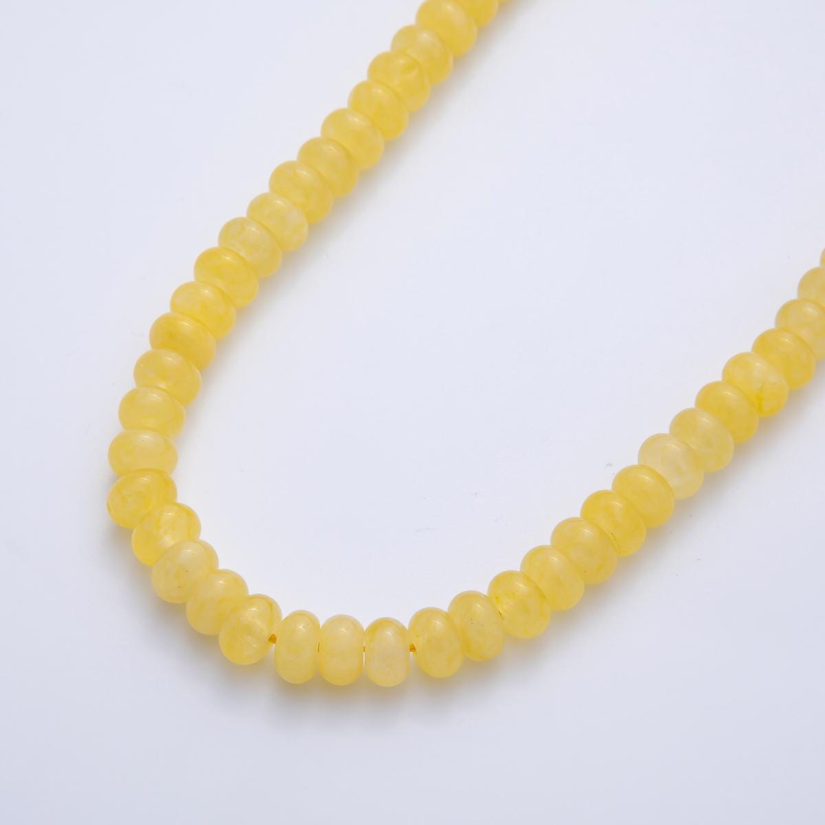 New Dyed Yellow Color Agate Rondelle Beads 8x5 mm Bead By Strand for Jewelry Making Supply WA-3792