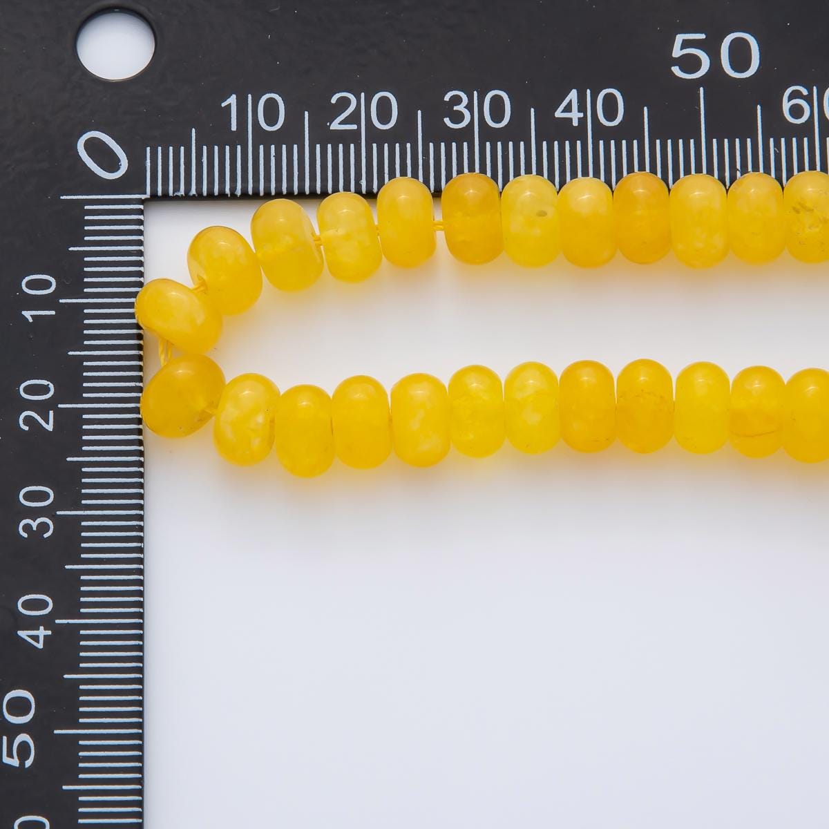 New Dyed Yellow Color Agate Rondelle Beads 8x5 mm Bead By Strand for Jewelry Making Supply WA-3792