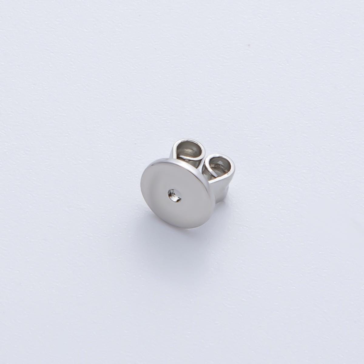 18K Gold Filled 6.4mm Minimalist Round Friction Earring Backs Set Findings | Z1390